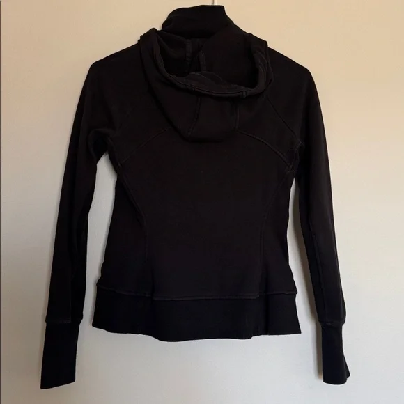 Athleta Fleece Zip Hoodie Jacket XSP - Picture 4 of 6